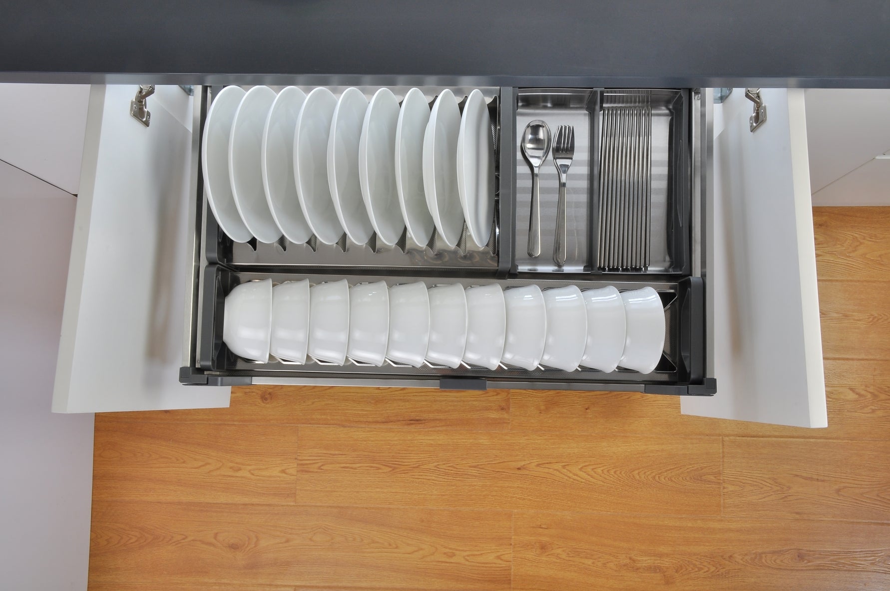 PREMIUM STAINLESS STEEL CUTLERY/CROCKERY DRAWER